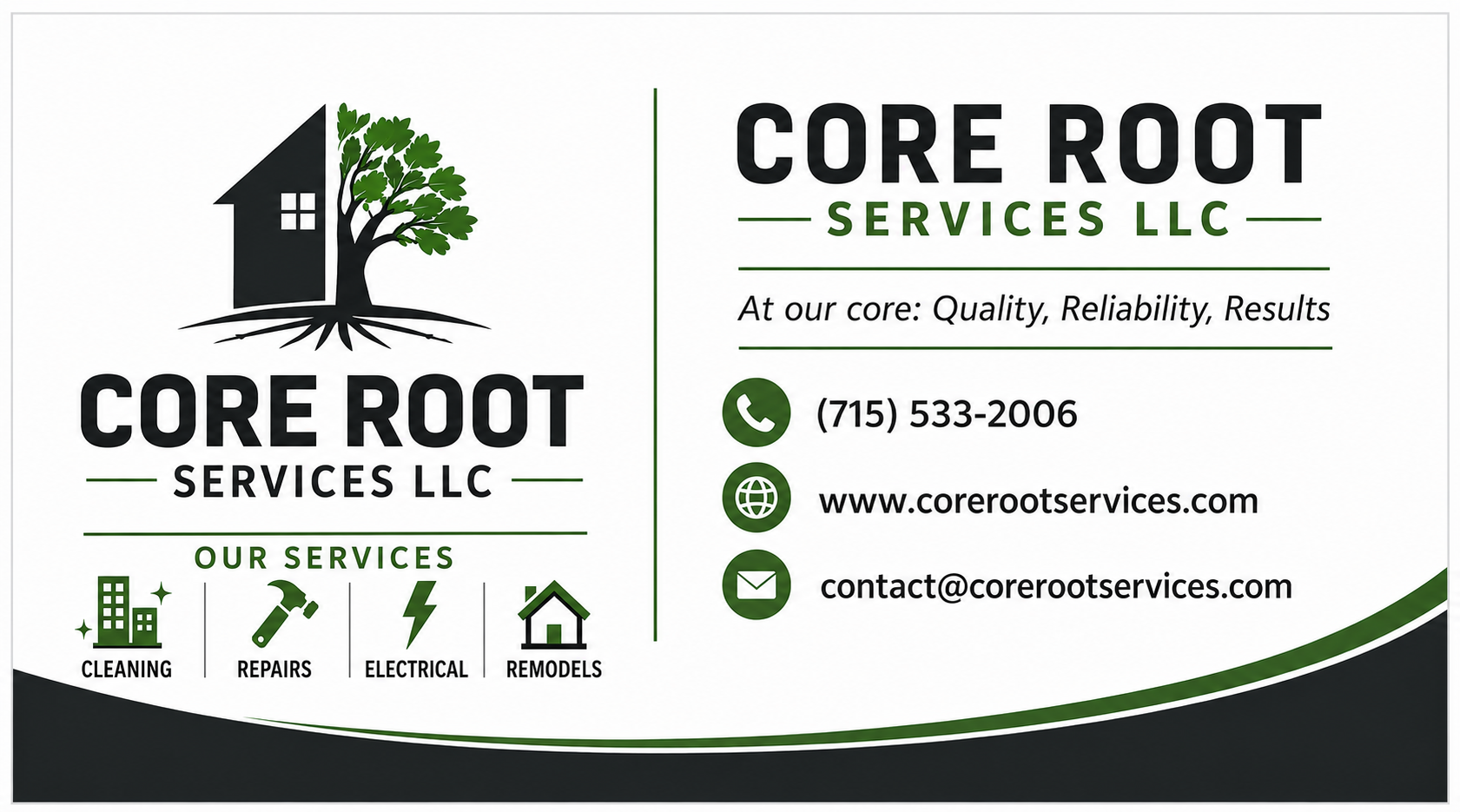 Core Root Services advertisement